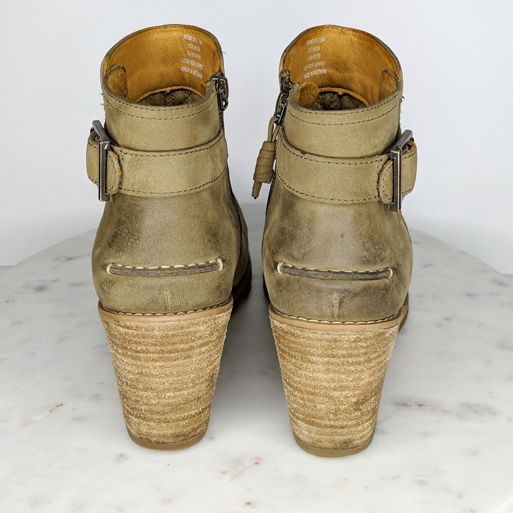 Sperry Gold Cup Liberty Clove Wedge Bootie 7.5 - Picture 5 of 14